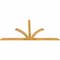 Ekena Millwork Richland Rough Sawn Timber Gable Bracket, Western Red Cedar, 96"W x 48"H x 2"D x 4"F, 12/12 Pitch GBW096X48X0204RIC00RWR - alternate 4